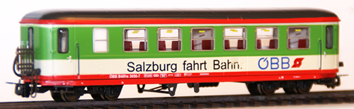 Ferro Train 722-550-P - Austrian ÖBB B4ip/s 3050-7 Salzb.f. Bahn  gn/wh/rd 